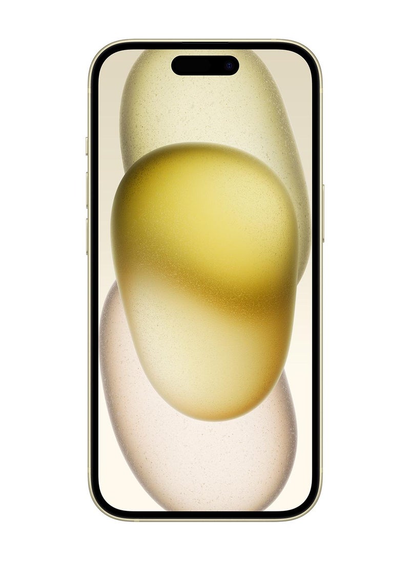 Apple iPhone 15 128GB Yellow 5G With FaceTime - International Version - Image 2