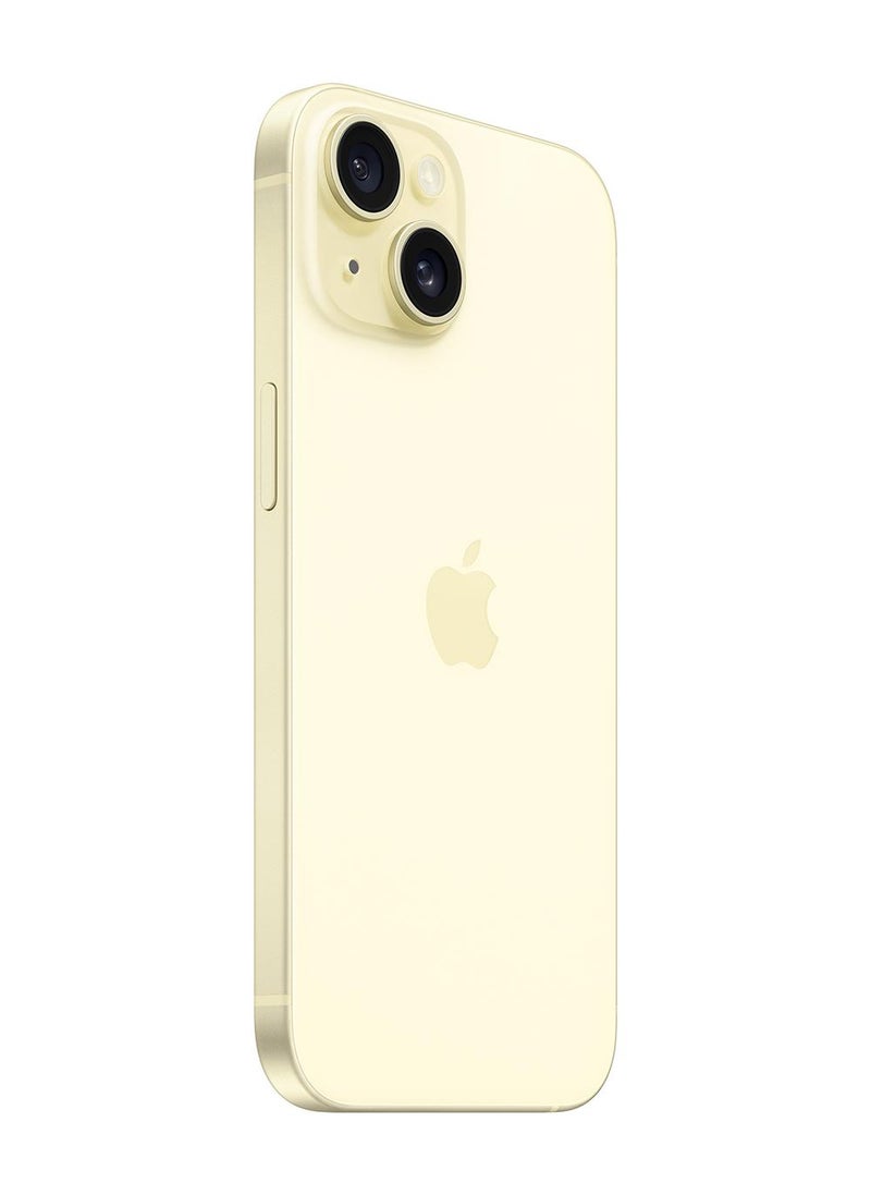 Apple iPhone 15 128GB Yellow 5G With FaceTime - International Version - Image 3