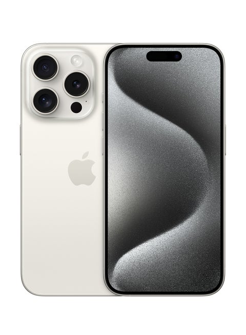 iPhone 15 Pro 1TB White Titanium 5G With FaceTime - Middle East Version