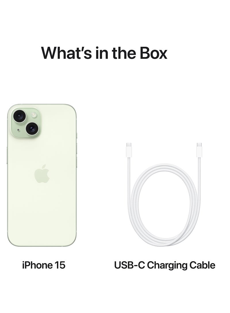 Apple - iPhone 15 128GB Green 5G With FaceTime - International Version - Image 1