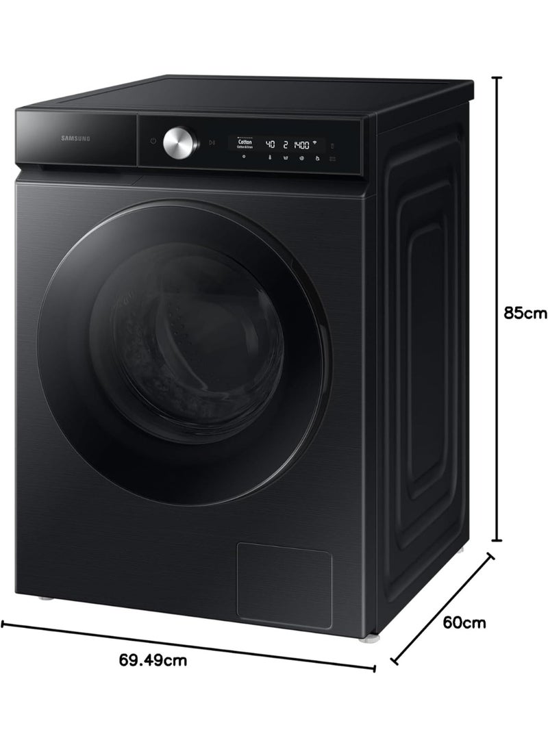 Samsung 11.5 Kg Front Load Washing Machine With AI Ecobubble And AI Wash 11.5 kg WW11BB944DGBGU-R Black  - Image 2
