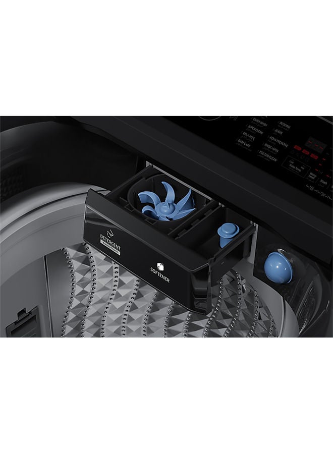 Samsung - 10 Kg Top Load Washer With Eco Bubble And Digital Inverter Technology, Hygiene Steam With Digital Inverter Technology 10 kg WA10CG5745BVGU-R Black - Image 1