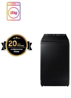 10 Kg Top Load Washer With Eco Bubble And Digital Inverter Technology, Hygiene Steam With Digital Inverter Technology 10 kg WA10CG5745BVGU-R Black - pnsku/N53433439A/45/_/1740992128/85c3b78d-59fe-49fa-bcff-cf39da5bd86e