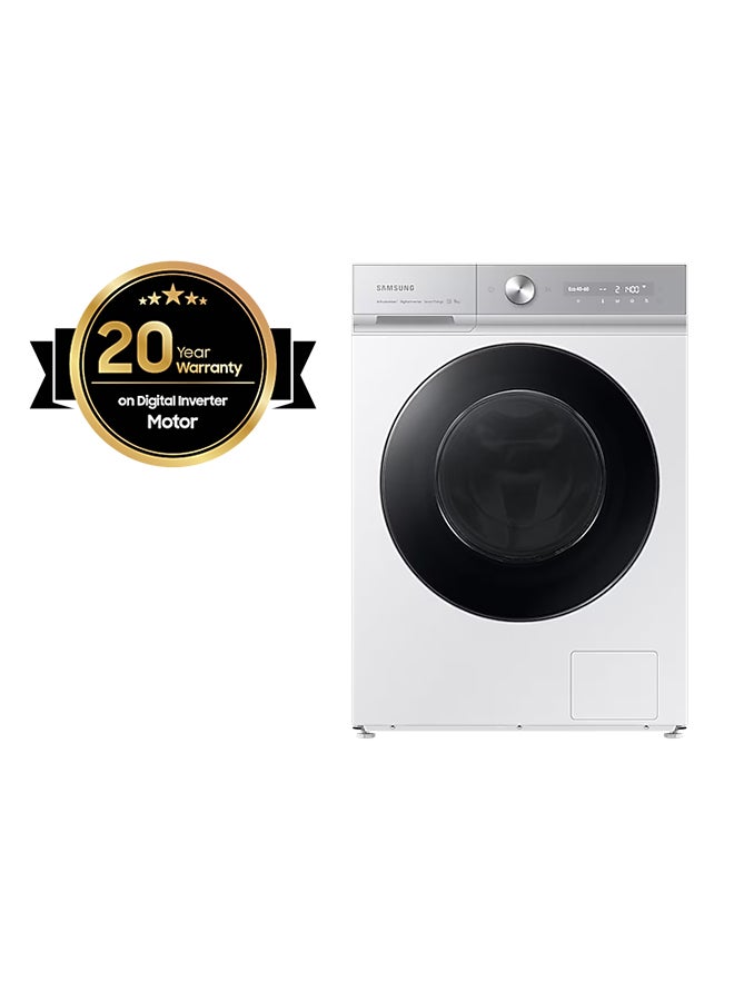 Samsung Front Load Washer With AI Ecobubble, Wash Plus Bespoke Design 11 kg WW11BB904DGHGU-R White - Image 1
