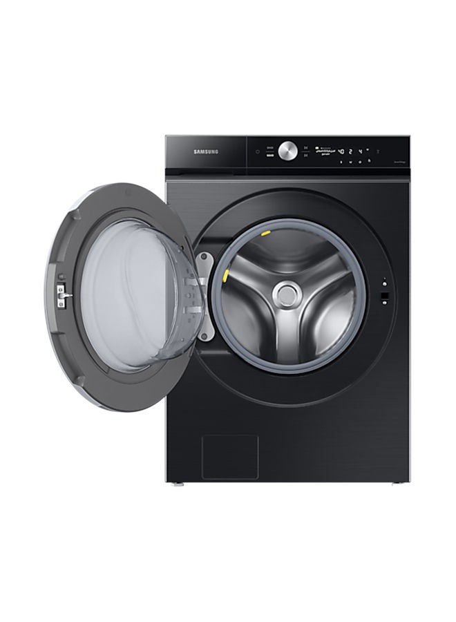 Samsung - Front Load Washer AI Ecobubble, Wash, Auto Dispense And Bespoke Design 20 kg WF20B9600KV/GU-R Black - Image 1