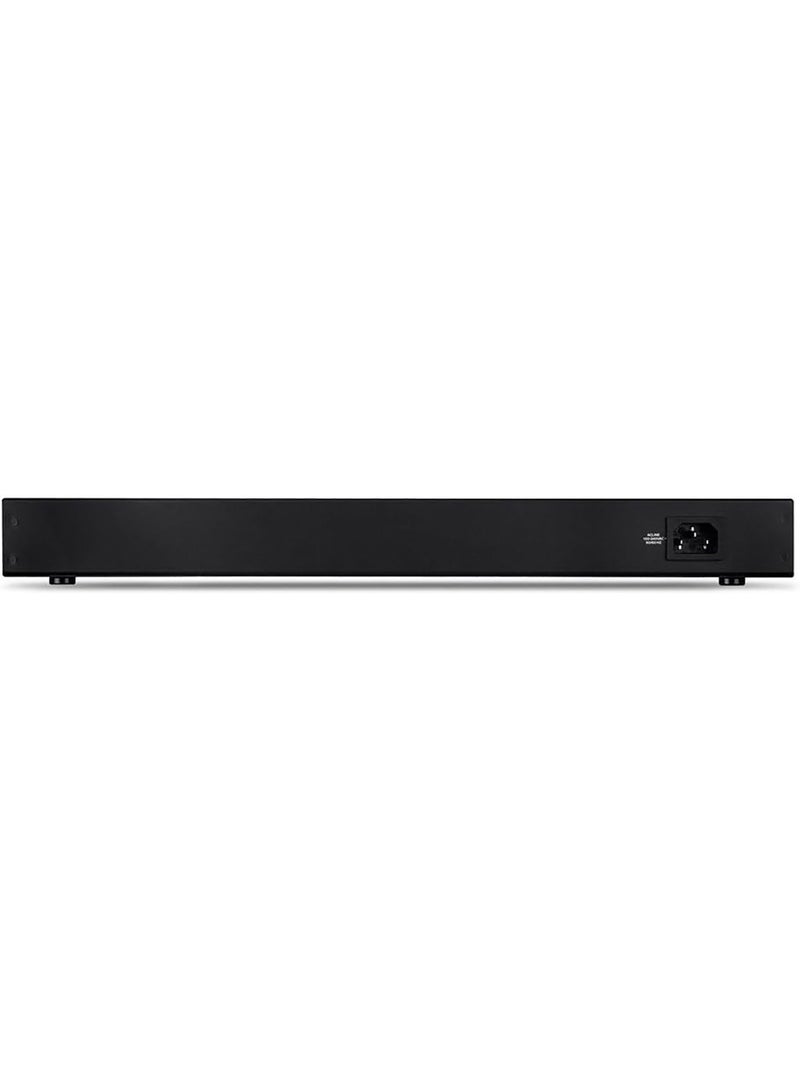 LINKSYS - LGS124: 24-Port Business Gigabit Ethernet Unmanaged Switch, Rack Mount, Computer Network, Wired Connection Speed to 1,000 Mbps Black, Blue - Image 1