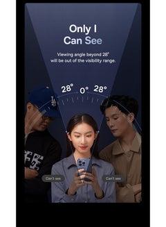 بيسوس Iphone 15 Pro 6.1 بوصة 9H Sapphire Series حماية كاملة للخصوصية واقي شاشة من الزجاج المقسى مدمج بفلتر غبار مع مجموعة تنظيف ومقاوم للغبار  - Image 5