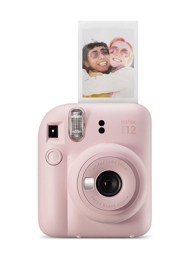 فوجي فيلم - صندوق هدايا الكاميرا الفورية INSTAX Mini 12 باللون الوردي الزهري - Image 1
