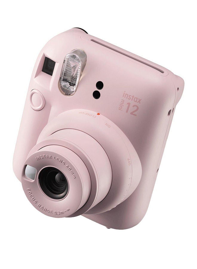 فوجي فيلم - صندوق هدايا الكاميرا الفورية INSTAX Mini 12 باللون الوردي الزهري - Image 1