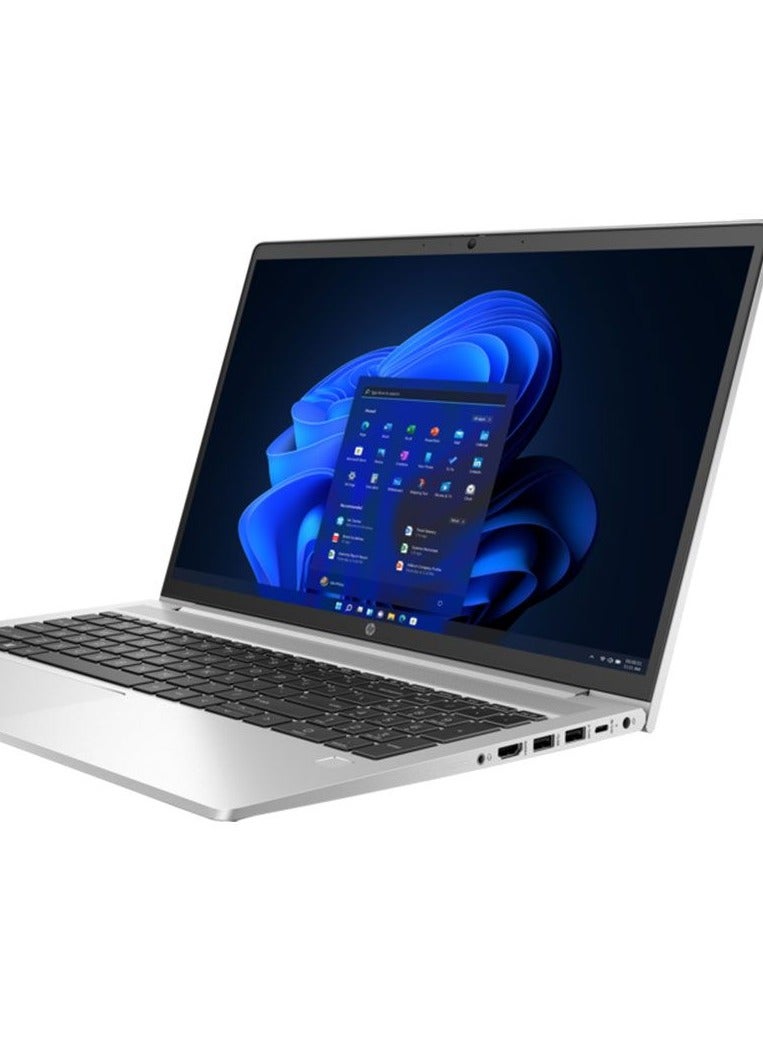 HP - HP ProBook 450 G9 - Intel® Core™ i7-1255U - 8GB - 512GB SSD - NVIDIA GeForce MX570 - 15.6" HD - English/Arabic Silver Aluminum - Image 1