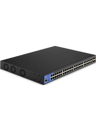 48-Port Managed Gigabit PoE+ Switch, 10G SFP+ Uplink Ports, Integrated Power over Ethernet Plus (740W), Advanced Network Security & QoS, 176 Gbps, 130.95 Mpps, Black | LGS352MPC Black - pnsku/N53433642A/45/_/1694182732/08488e82-05eb-429a-b2f1-6c35b773e18a
