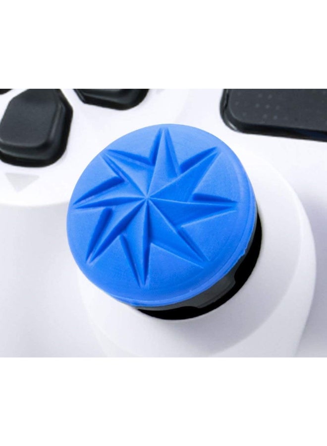 KontrolFreek FPS Freek Edge for PlayStation 4 (PS4) and PlayStation 5 (PS5) | Performance Thumbsticks | 1 High-Rise Convex, 1 Low-Rise Convex | Blue - Image 5