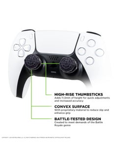 كنترول فريك KontrolFreek Fps Freek Battle Royale Nightfall Performance Kit for Playstation 5 Controller (PS5) | Includes Performance Thumbsticks and Performance Grips | Black  - Image 4