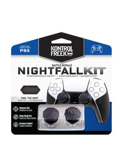 كنترول فريك KontrolFreek Fps Freek Battle Royale Nightfall Performance Kit for Playstation 5 Controller (PS5) | Includes Performance Thumbsticks and Performance Grips | Black  - Image 1