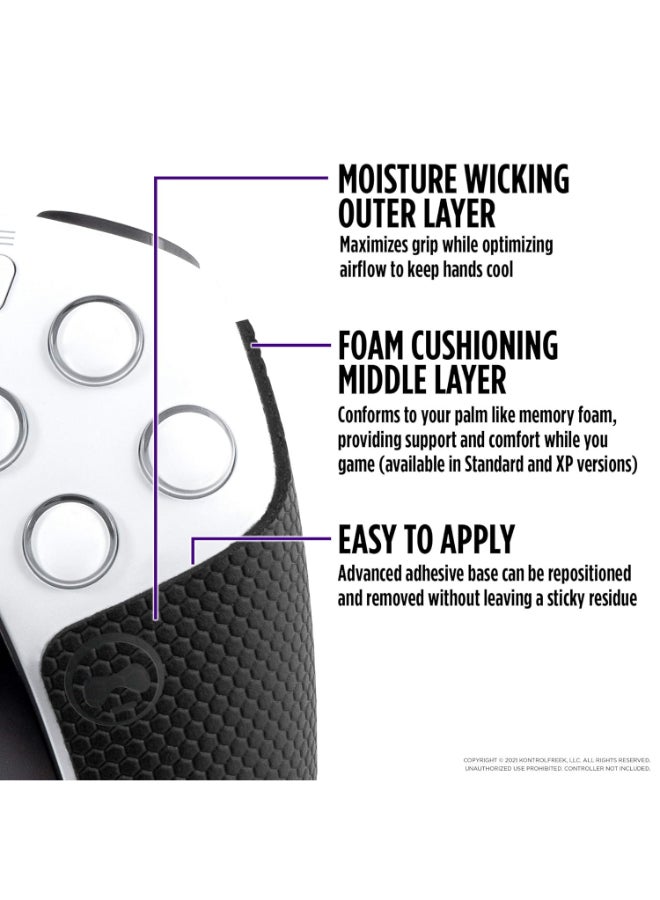 KontrolFreek Fps Freek Battle Royale Nightfall Performance Kit for Playstation 5 Controller (PS5) | Includes Performance Thumbsticks and Performance Grips | Black