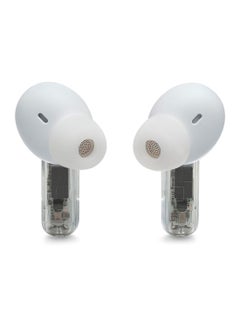 JBL Tune Beam True Wireless Noise Cancelling Earbuds, Pure Bass Sound, Bluetooth 5.3, Smart Ambient, 4-Mics Technology, VoiceAware, 48H Battery, Water And Dust Resistant White  - Image 2