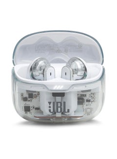 JBL Tune Beam True Wireless Noise Cancelling Earbuds, Pure Bass Sound, Bluetooth 5.3, Smart Ambient, 4-Mics Technology, VoiceAware, 48H Battery, Water And Dust Resistant White  - Image 5