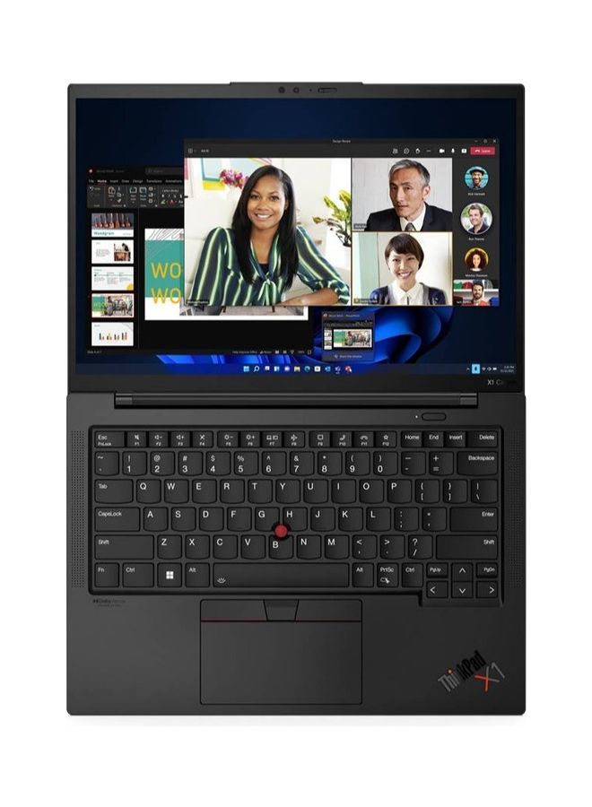 Lenovo - ThinkPad X1 Carbon Gen 11 (Upgraded Version) Laptop 14-Inch Display, Core i7-1355U Processor/32GB RAM/1TB SSD/Intel Iris XE Graphics/Windows 11 Pro English/Arabic Black - Image 1