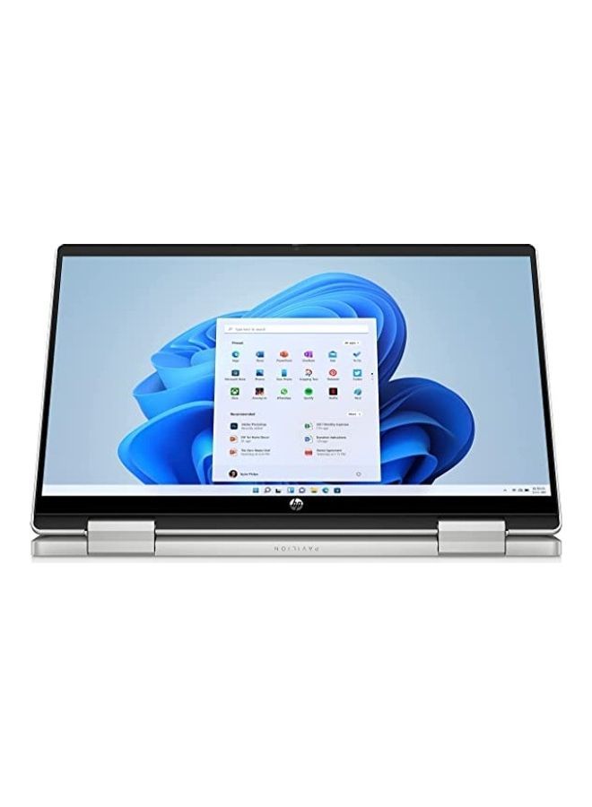 HP - Pavilion x360 (Upgraded Version) Laptop With 14-Inch FHD Display, Core i5-1235U Processor/8GB RAM/256GB SSD/Intel XE Graphics/Windows 11 Home/ English Natural Silver - Image 1