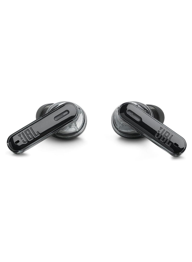 JBL Tune Beam True Wireless Noise Cancelling Earbuds, Pure Bass Sound, Bluetooth 5.3, Smart Ambient, 4-Mics Technology, VoiceAware, 48H Battery, Water And Dust Resistant Black  - Image 2