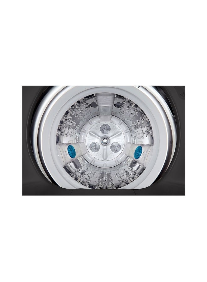 LG Top Load Washing Machine, 15kg Capacity, Black, Steam, Tub Clean, Smart Motor - WTV15BNDA 15 kg WTV15BNDA Middle Black - Image 3