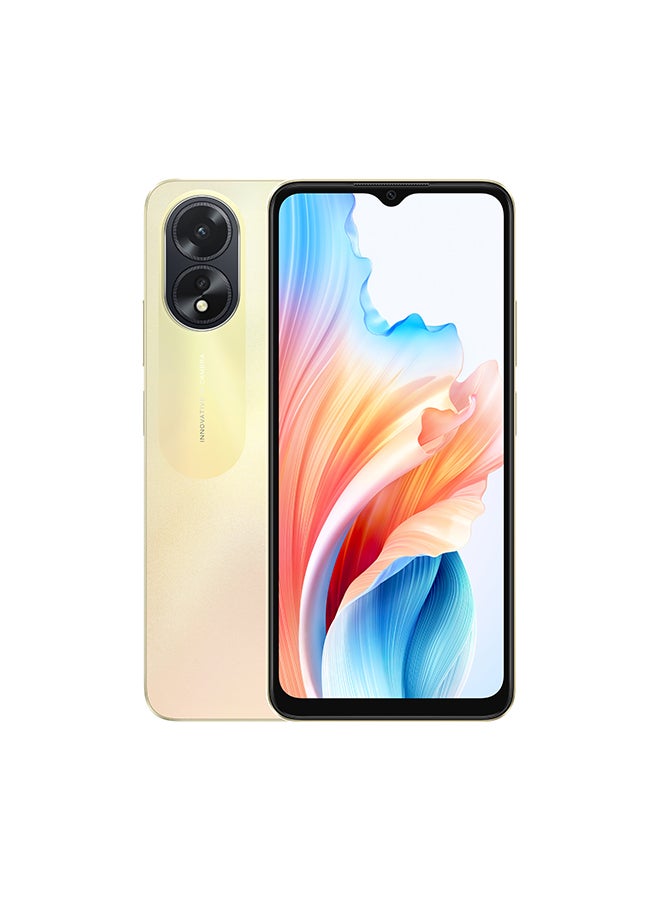 OPPO A38 Glowing Gold 4GB RAM 128GB 4G - Middle East Version  - Image 1