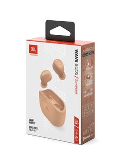 JBL Wave Buds True Wireless Earbuds Deep Bass Comfortable Fit 32H Battery Smart Ambient Technology Hands Free Call Water And Dust Resistant Beige  - Image 5