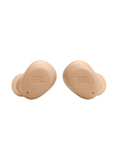 JBL Wave Buds True Wireless Earbuds Deep Bass Comfortable Fit 32H Battery Smart Ambient Technology Hands Free Call Water And Dust Resistant Beige  - Image 1