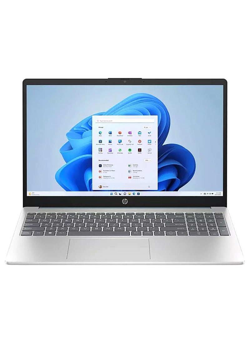 HP كمبيوتر محمول 15-fd0011nx بشاشة مقاس 15.6 بوصة، ومعالج Core i3-1315U/ذاكرة وصول عشوائي سعة 8 جيجابايت/محرك أقراص SSD سعة 256 جيجابايت/بطاقة رسومات Intel UHD/نظام التشغيل Windows 11 Home - Image 1