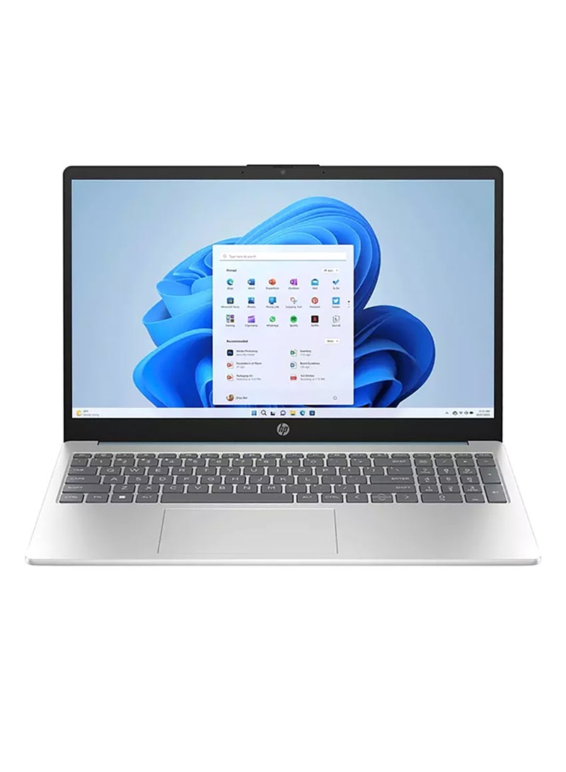 HP 15-fd0011nx Laptop With 15.6-inch Display, Core i3-1315U Processor/8GB RAM/256GB SSD/Intel UHD Graphics/Windows 11 Home English/Arabic Moonlight Blue - Image 1