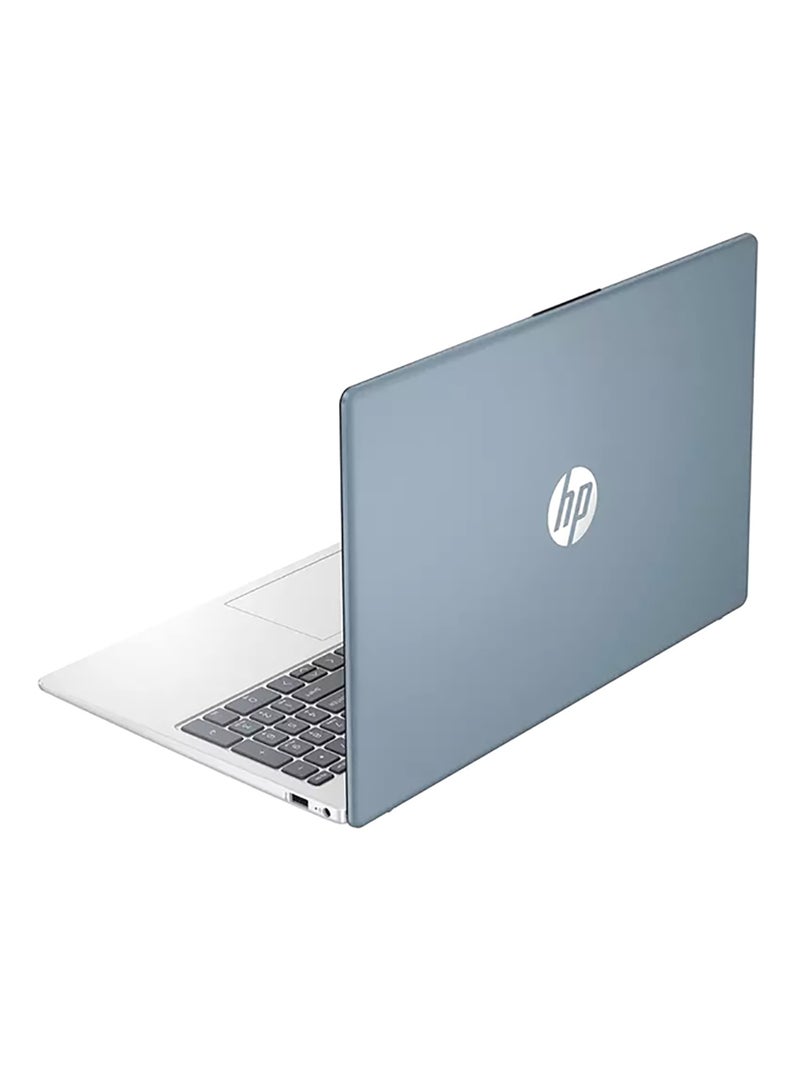 HP 15-fd0011nx Laptop With 15.6-inch Display, Core i3-1315U Processor/8GB RAM/256GB SSD/Intel UHD Graphics/Windows 11 Home English/Arabic Moonlight Blue - Image 4