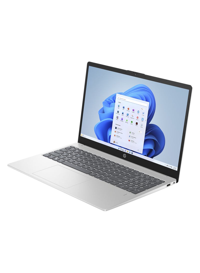 HP (Upgraded Version) 15-fd0005nx Sebastian 23C1 Laptop With 15.6-Inch Display, Core i5-1335U Processor/8GB RAM/512GB SSD/Windows 11 Home/Integrated Graphics/ English/Arabic Silver English/Arabic Silver - Image 2