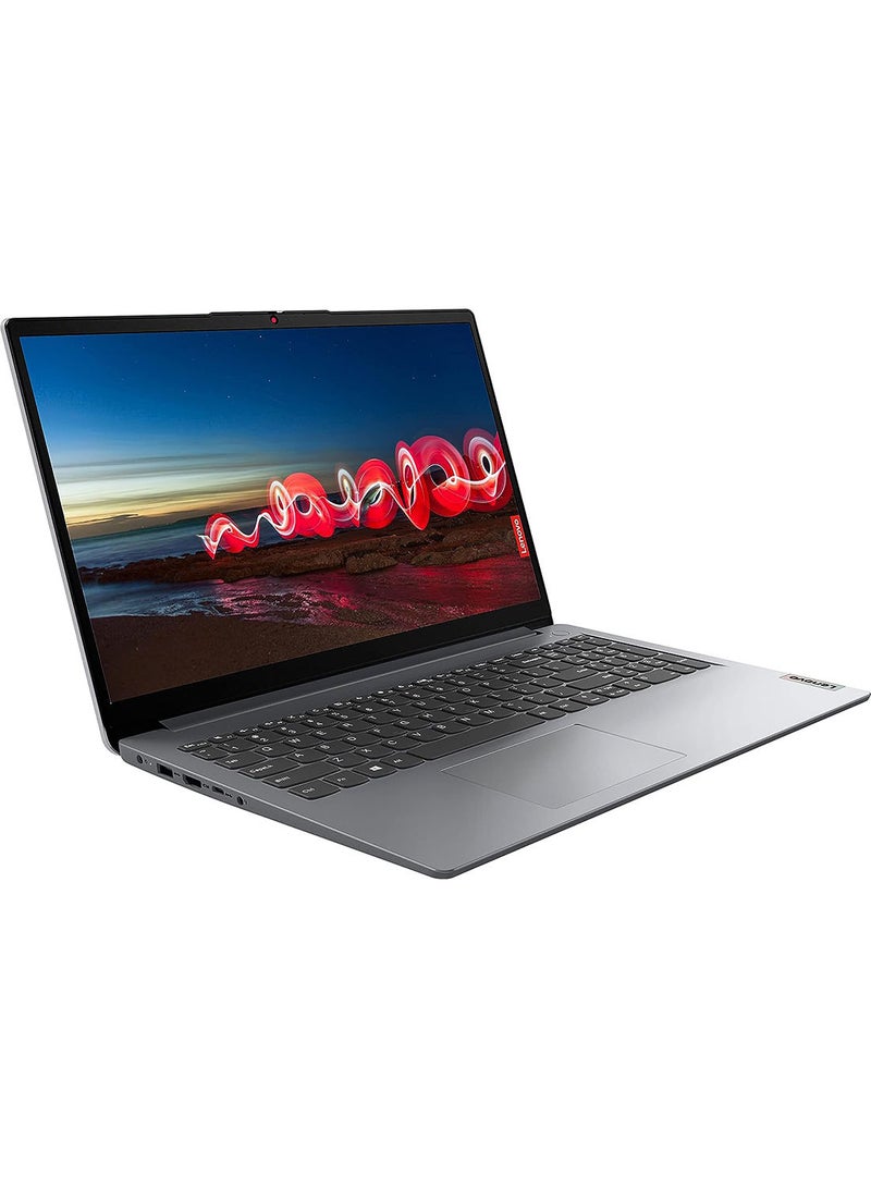Lenovo - IdeaPad 1 14IGL7 (Upgraded Version) Laptop With 14-Inch HD Display, 11th Gen Celeron N4020 Processor/4GB RAM/128GB SSD/Intel UHD Graphics 600/Windows 11 Home/ English/Arabic Cloud Grey - Image 1