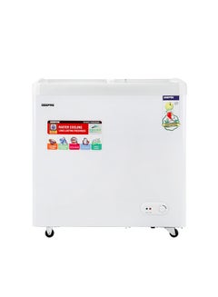 GEEPAS Chest Showcase Freezer-Convertible Freezer And Fridge Function | Faster Cooling Long Lasting Freshness With Temperature Control 260 L 220 W GCF2622SG White  - Image 1