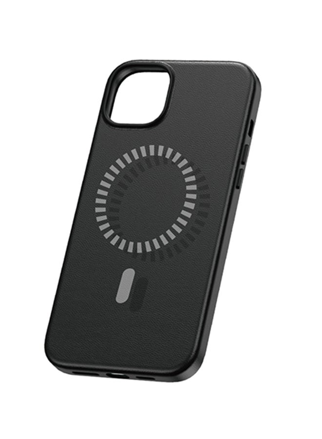 بيسوس "حافظة هاتف مغناطيسية من سلسلة Fauxther لهاتف iPhone 15 Pro Max" - Image 1