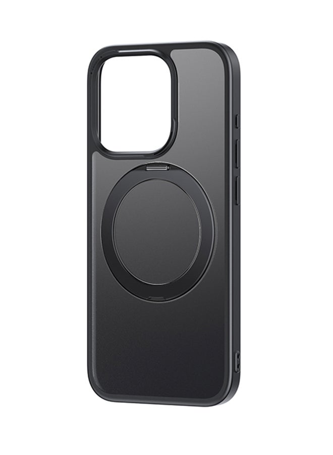 Baseus CyberLoop Series Magnetic Phone Case For iPhone 15 Pro Frosted Black - Image 1