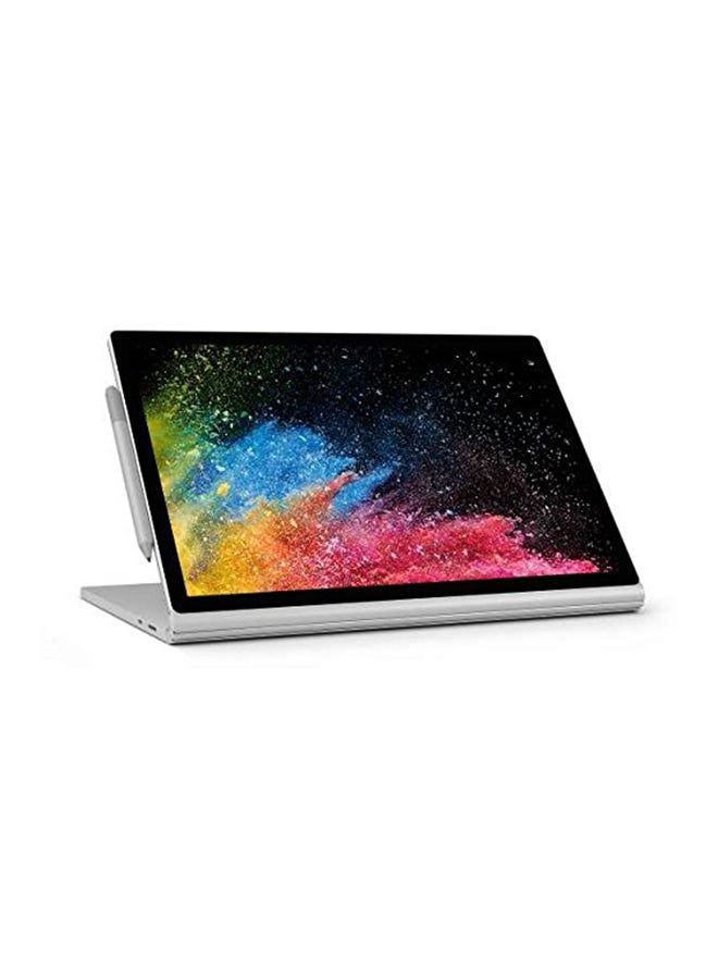 Microsoft - Renewed - Surface Book 2 2-in-1 Laptop With 15-Inch Touch-Screen PixelSense Display,Intel Core i7/16GB RAM/512GB SSD- 6GB GRAPHICS GTX 1060 English/Arabic Silver - Image 1