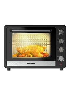 NIKAI Electric Oven with Rotisserie & Convection Technology, Keep Warm Function, Double Glass Door, 4 Knobs 100 L 2700 W NT1001RCAX2 Black/Silver  - Image 1