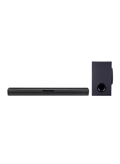 2.1 Channel 160W Bluetooth Soundbar with Wireless Subwoofer, remote and Optical connection - SQC1 / SPQ1-W Black