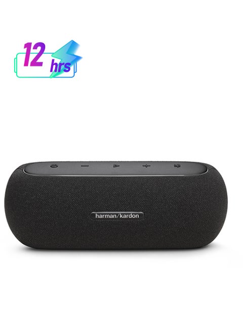 Luna Elegant Portable Bluetooth Speaker With 12 Hours Of Playtime Black