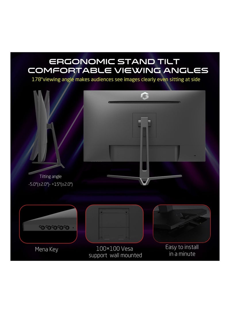 GameOn - 28-Inch 4K UHD, 144Hz, 0.5ms, HDMI 2.1 Gaming Monitor (Support PS5) GOP28UHDIPS black - Image 1