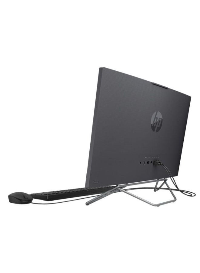 HP الكل في واحد 205 G8 مع شاشة 23.8 بوصة عالية الدقة (1920x1080) ، معالج ايه ام دى ريزين 7-5700U / ذاكرة رام 8 جيجابايت  / سعة تخزين 512 جيجابايت إس إس دي / بدون ويندوز / بطاقة رسومات ايه ام دى راديون فيجا مع لوحة مفاتيح لاسلكية + ماوس الإنجليزية/العربية أسود - Image 4
