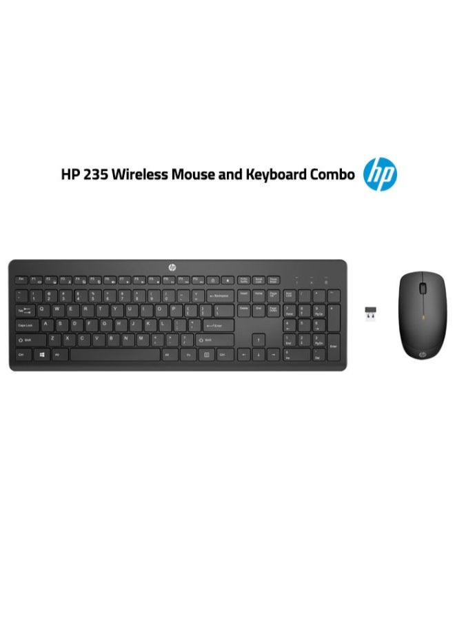 HP الكل في واحد 205 G8 مع شاشة 23.8 بوصة عالية الدقة (1920x1080) ، معالج ايه ام دى ريزين 7-5700U / ذاكرة رام 8 جيجابايت  / سعة تخزين 512 جيجابايت إس إس دي / بدون ويندوز / بطاقة رسومات ايه ام دى راديون فيجا مع لوحة مفاتيح لاسلكية + ماوس الإنجليزية/العربية أسود - Image 5