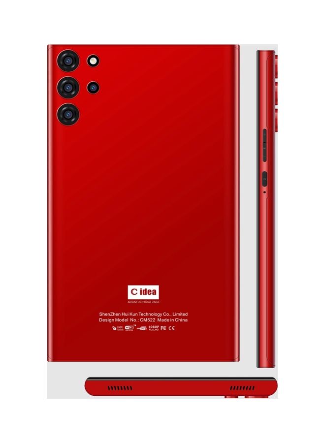 CM522 Smart 7 Inch Tablet 5G Android Tab With 4GB RAM 64GB Wi-Fi Red