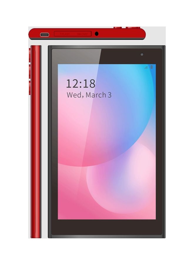 CM522 Smart 7 Inch Tablet 5G Android Tab With 4GB RAM 64GB Wi-Fi Red