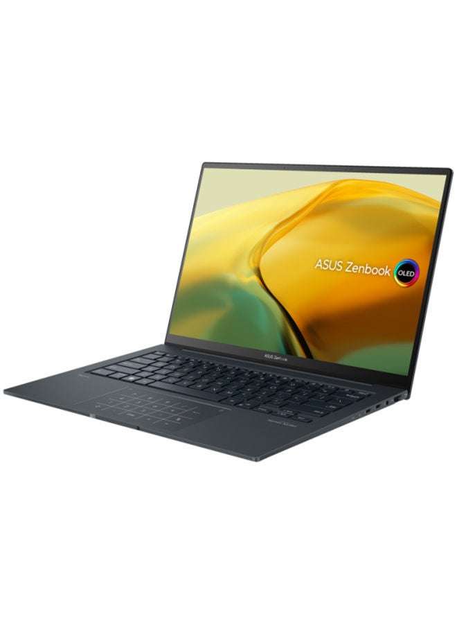 ASUS - ZenBook Q410VA-EVO Laptop With 14.5-Inch Touch Display, Core i5-13500H Processor/8GB RAM/512GB SSD/Intel Iris Xe Graphics/Windows 11 English Inkwell Grey - Image 1