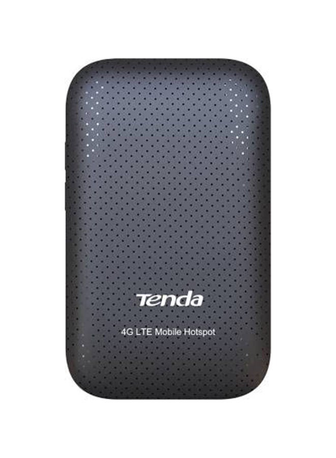 Tenda - 4G185 3G/4G Mobile Hotspot, 4G LTE 150Mbps MiFi Device, 4G Router, Single_Band, Support USB Interface Charging | 2100 mAh Battery Black - Image 1