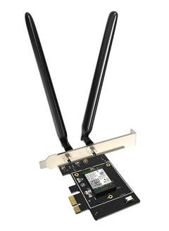 Tenda AX5400 Tri-band Gigabit Wi-Fi 6E PCI-E Adapter Black  - Image 1