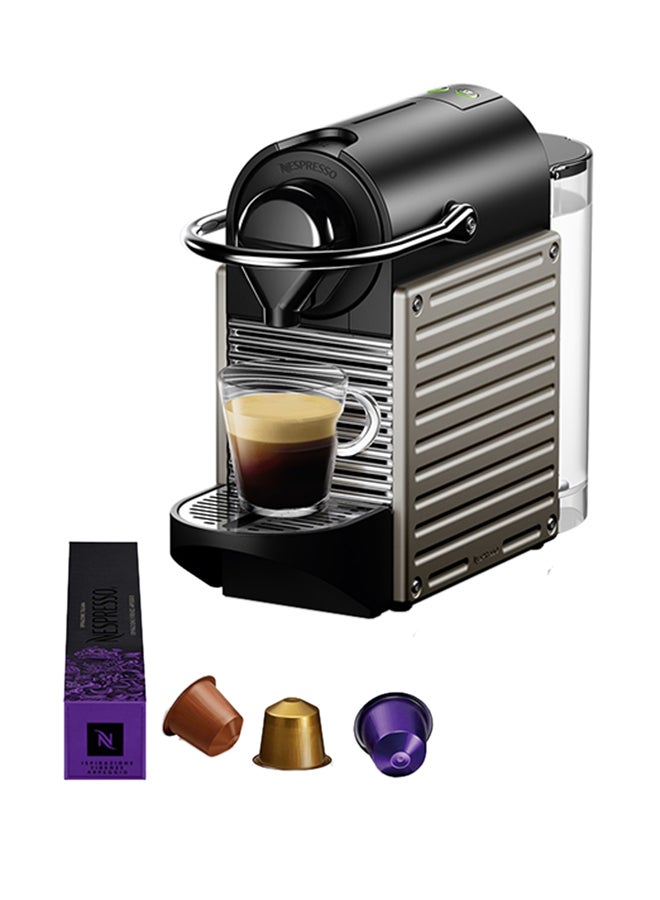 Nespresso - Pixie Titanium (Middle East Version) 0.7 L 1260 W ‎C61-ME-TI-NE2 Titanium - Image 1