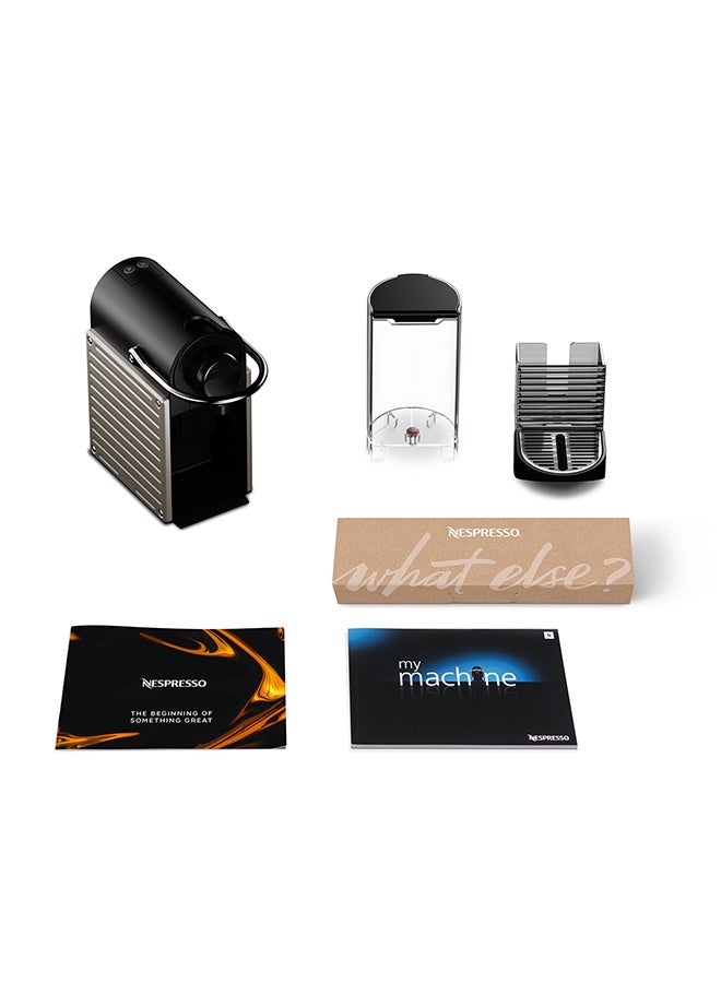 Nespresso - Pixie Titanium (Middle East Version) 0.7 L 1260 W ‎C61-ME-TI-NE2 Titanium - Image 1